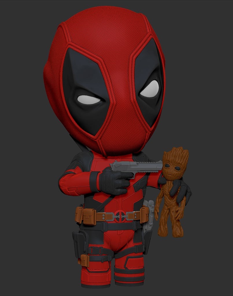 DeadPool Vs Baby Groot