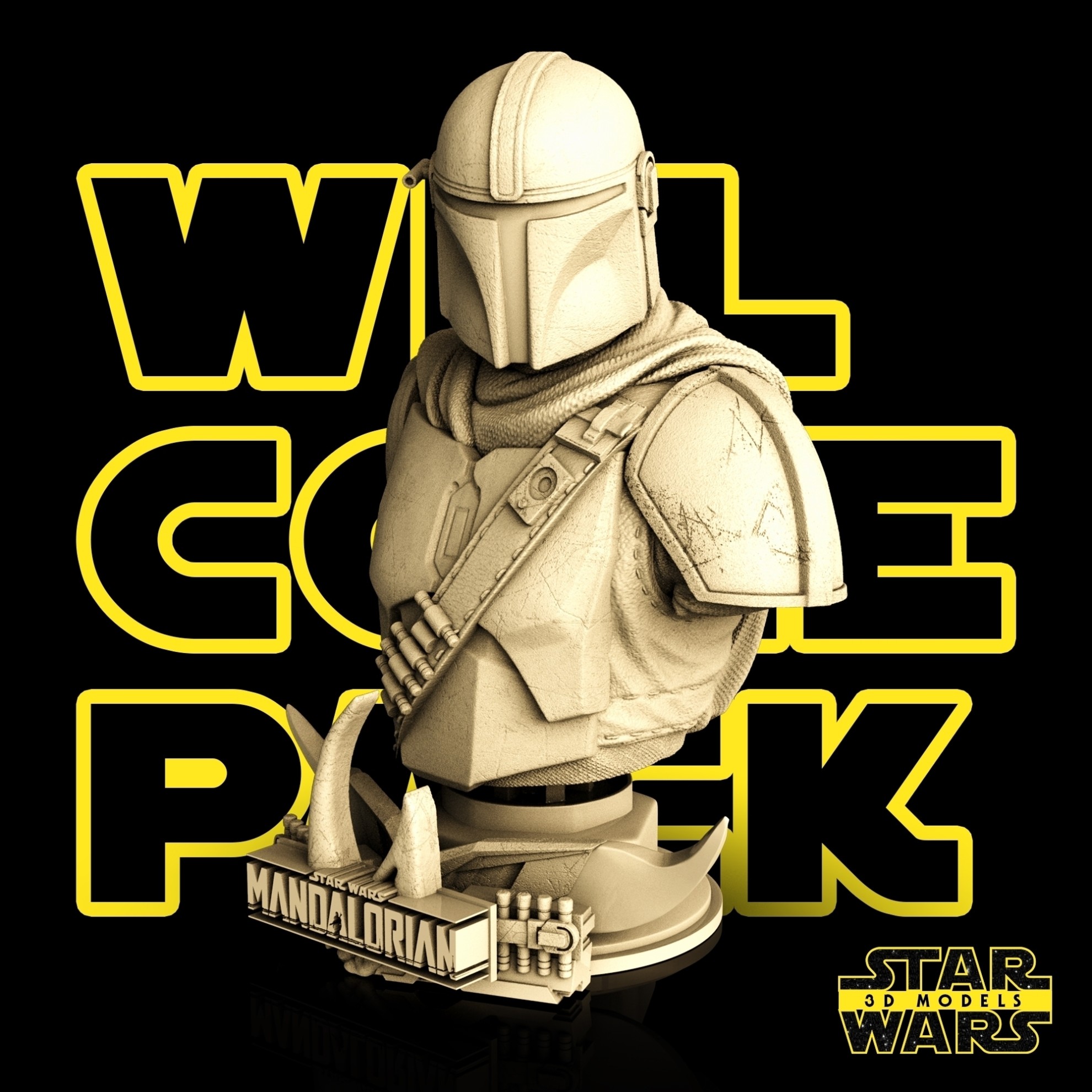 Star Wars - Mandalorian Büst